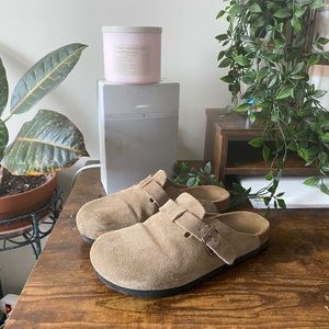 Worn Birkenstock boston clogs size 40eu